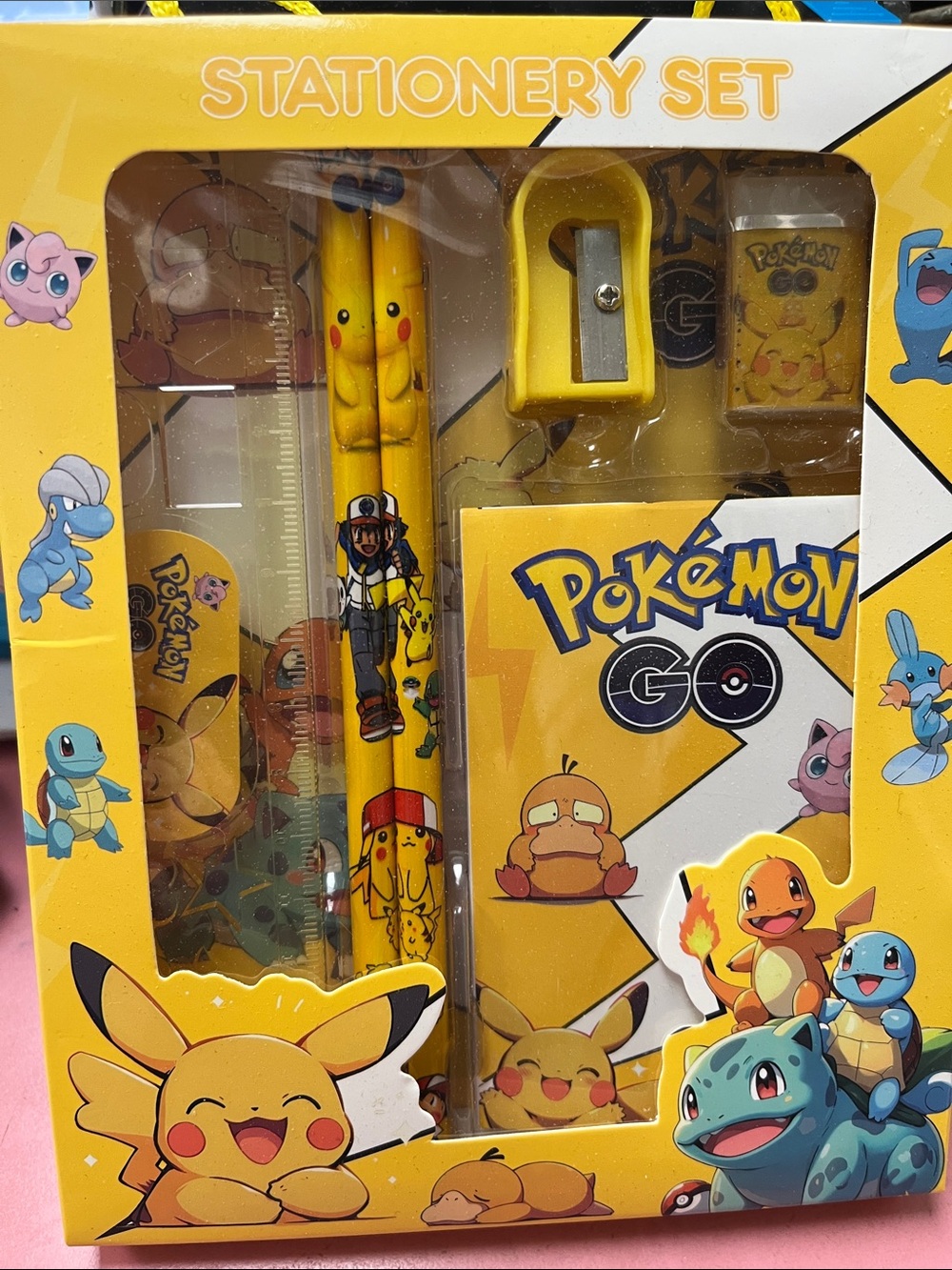 GO Yellow Stationery Set - BRAND NEW